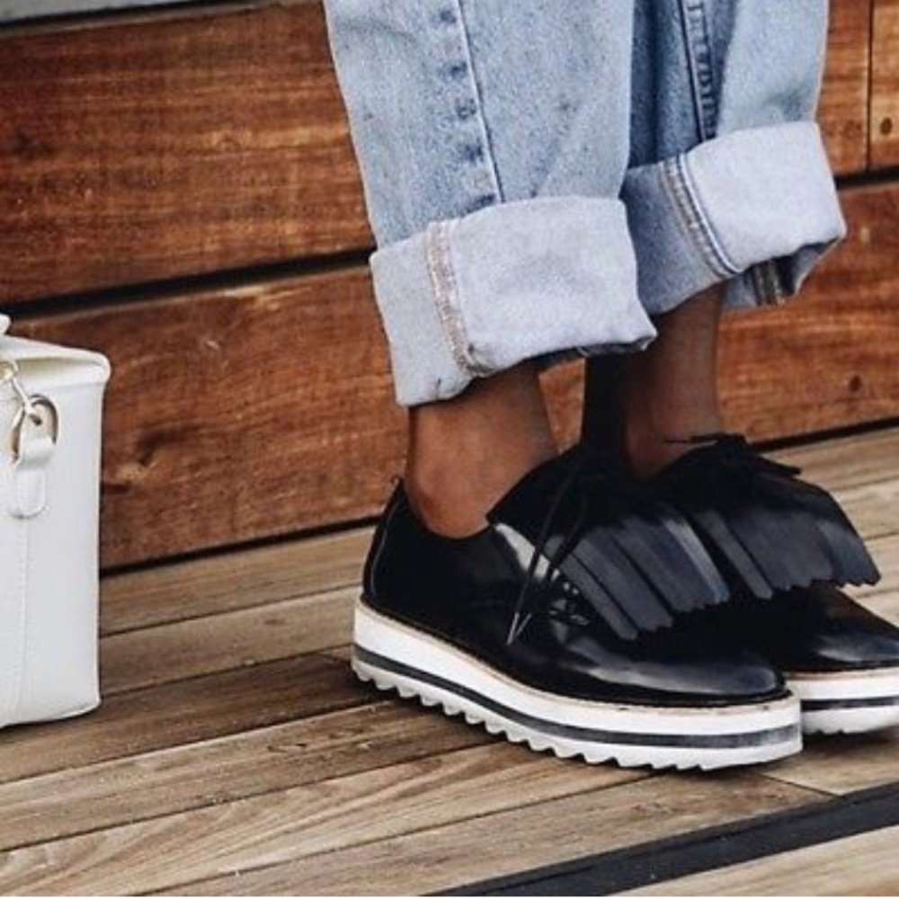 Zara Patent Loafers